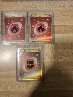Pokemon TCG Gold Hyper Rare Energy Card Lot. Scarlet & Violet. - Image 3