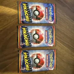 Pokemon TCG Detective Pikachu Movie Booster 4 Card Booster Pack Factory Sealed - Image 1