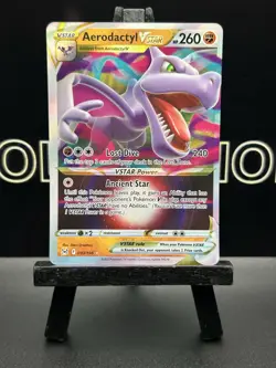 Aerodactyl VSTAR 093/196 Lost Origin Holo Rare Near Mint Pokemon Card - Image 2