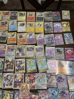 Pokemon Cards- 95 Card Mixed Mint Bulk Lot Guaranteed Full Art, Shinies, Vmax - Image 3