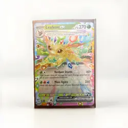 Pokemon TCG Prismatic Evolutions #006/131 Leafeon EX NM - Image 1