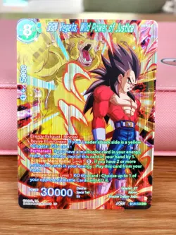 SS4 Vegeta, Wild Power of Justice SPR BT25-133 Dragon Ball Super Card Masters - Image 1