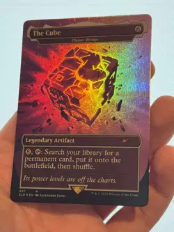 1X FOIL The Cube / Planar Bridge BORDERLESS MINT MTG Magic Fortnite Secret Lair - Image 1
