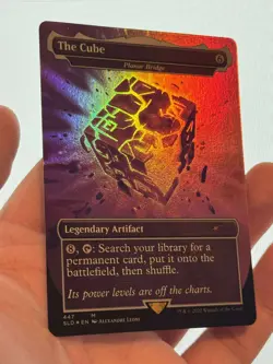 1X FOIL The Cube / Planar Bridge BORDERLESS MINT MTG Magic Fortnite Secret Lair - Image 2