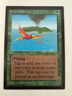 Birds of Paradise MTG-International Collector's Edition, Played - Image 1