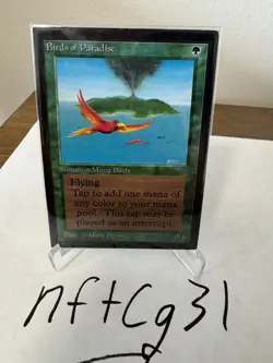 Birds of Paradise MTG-International Collector's Edition, Played - Image 3