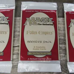 LOT OF 5 Magic The Gathering MTG Fallen Empires Sealed Boosters 1994 Unsearched - Image 3