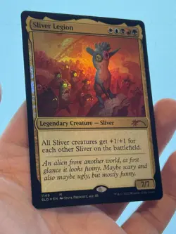 1X FOIL Sliver Legion ALTERNATE ART MINT MTG Magic Secret Lair Charity EDH #1149 - Image 3