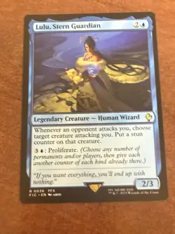 DDcards 🇨🇦 Mtg Magic Final Fantasy Commander Lulu Stern Guardian - Image 1