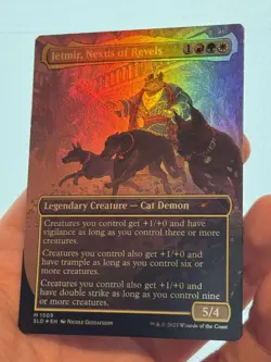 1X FOIL Jetmir, Nexus of Revels BORDERLESS DOUBLE SIDED MINT MTG Magic SLD 1509 - Image 2