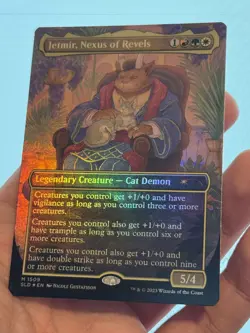 1X FOIL Jetmir, Nexus of Revels BORDERLESS DOUBLE SIDED MINT MTG Magic SLD 1509 - Image 3