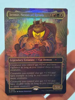 1X FOIL Jetmir, Nexus of Revels BORDERLESS DOUBLE SIDED MINT MTG Magic SLD 1509 - Image 4