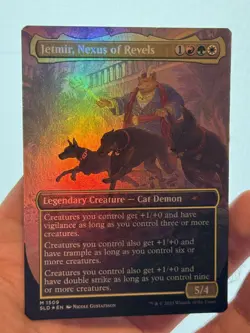 1X FOIL Jetmir, Nexus of Revels BORDERLESS DOUBLE SIDED MINT MTG Magic SLD 1509 - Image 5