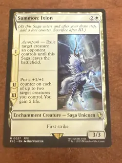 DDcards 🇨🇦 Mtg Magic Final Fantasy Commander Summon Ixion - Image 1