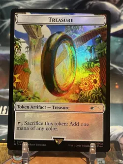 MTG | Treasure Token (2094) [Secret Lair Sonic]✨FOIL✨ - Image 1