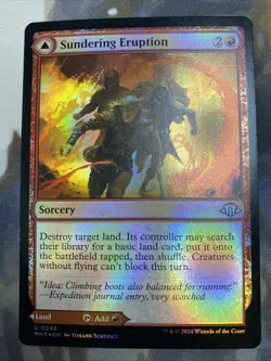 Sundering Eruption || Volcanic Fissure - #248 Foil - Modern Horizons 3 - Mtg - Image 1