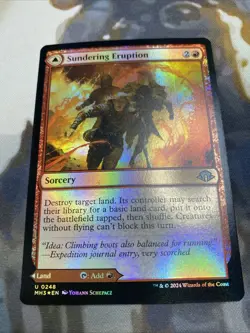 Sundering Eruption || Volcanic Fissure - #248 Foil - Modern Horizons 3 - Mtg - Image 2