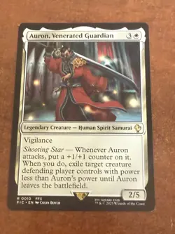 DDcards 🇨🇦 Mtg Magic Final Fantasy Commander Auron Venerated Guardian - Image 1