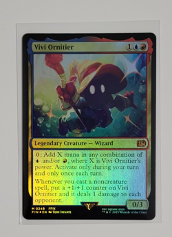 Final Fantasy MTG Magic The Gathering Vivi Ornitier Mythic Foil Rare FIN - Image 1