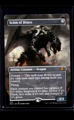 2021 MTG Magic The Gathering MH3 Modern Horizons 2 Borderless 323 Scion of Draco - Image 1