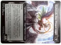 Final Fantasy MTG Magic Sephiroth, Fabled SOLDIER Extended Art Non Foil Mythic - Image 4