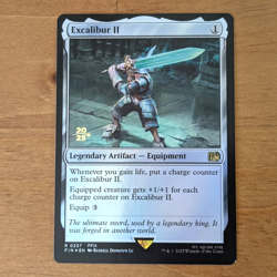 Excalibur II - Prerelease Stamped Foil - Final Fantasy MTG - Image 1