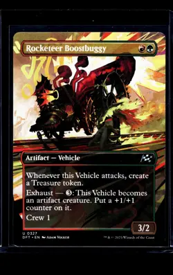 2025 MTG Magic The Gathering DFT Aetherdrift Borderless 327 Rocketeer Boostbuggy - Image 1
