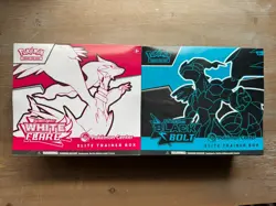 Pokemon TCG Black Bolt & White Flare Pokemon Center SOLD OUT ETB SET Ships Now - Image 1