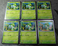 Lot of 6 Pokemon TCG Scarlet Violet Blackstar Cosmo Promo Holo Bulbasaur 046 NM - Image 1