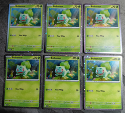 Lot of 6 Pokemon TCG Scarlet Violet Blackstar Cosmo Promo Holo Bulbasaur 046 NM - Image 3