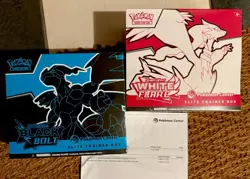 Pokemon Center ETBs | Black Bolt & White Flare | New/Sealed | IN HAND - Image 1