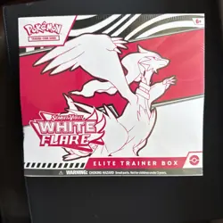 Pokemon TCG Scarlet & Violet White Flare ETB (Elite Trainer Box) Factory Sealed - Image 1