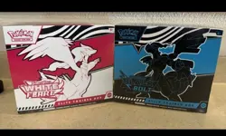 Pokemon Black Bolt and White Flare ETB Elite Trainer Box Set of 2 In Hand - Image 1