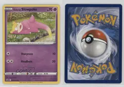 Galarian Slowpoke Pokemon Sword & Shield Chilling Reign #054 18bm - Image 3