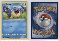 Spheal Pokemon Sword & Shield Chilling Reign #037 18bm - Image 3
