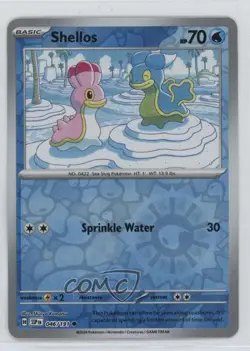 Shellos Reverse Foil Pokemon SV08: Surging Sparks #046 7gv - Image 1