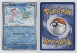 Shellos Reverse Foil Pokemon SV08: Surging Sparks #046 12ht - Image 3