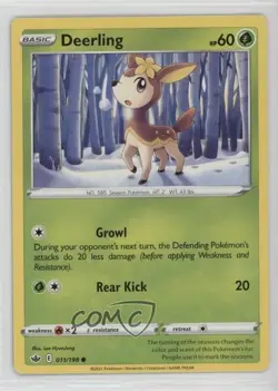Deerling Pokemon Sword & Shield Chilling Reign #011 18bm - Image 1