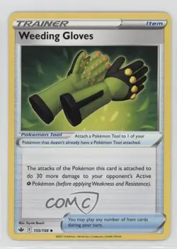 Weeding Gloves Pokemon Sword & Shield Chilling Reign #155 18bm - Image 1