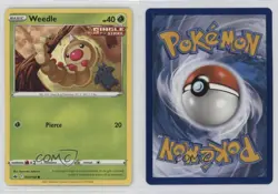 Weedle Pokemon Sword & Shield Chilling Reign #001 18bm - Image 3
