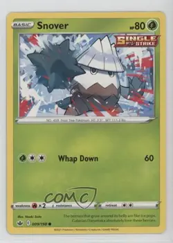 Snover Pokemon Sword & Shield Chilling Reign #009 18bm - Image 1