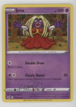 Jynx Pokemon Sword & Shield Fusion Strike #112 18bm - Image 1