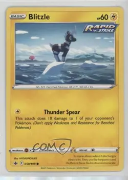 Blitzle Pokemon Sword & Shield Chilling Reign #050 18bm - Image 1