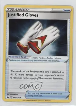 Justified Gloves Pokemon Sword & Shield Chilling Reign #143 18bm - Image 1