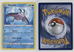 Mantine Pokemon Sword & Shield Fusion Strike #061 18bm - Image 3
