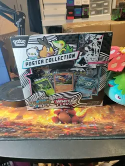Pokemon Black Bolt/White Flare Unova SV10.5 Poster Collection Sealed New 196214129214 - Image 1