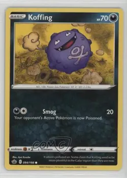Koffing Pokemon Sword & Shield Chilling Reign #094 18bm - Image 1