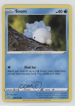 Snom Pokemon Sword & Shield Fusion Strike #084 18bm - Image 1