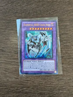 Yugioh Elemental Hero Chaos Neos LCGX-EN065 Unlimited Ultra Rare Mint Cheapest! - Image 1