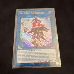 Near Mint Yugioh Summon Sorceress - JUMP-EN084 - Ultra Rare - Limited Edition - Image 1
